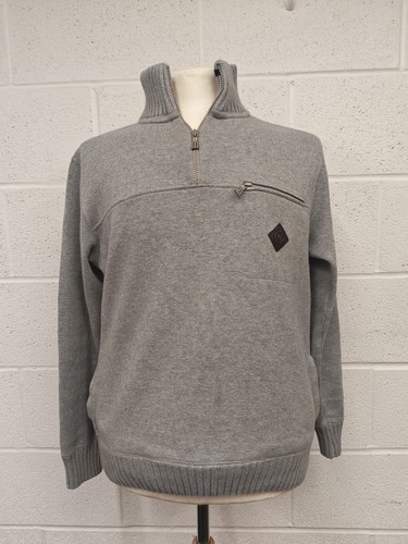 Henri lloyd zip knit grey - henri,