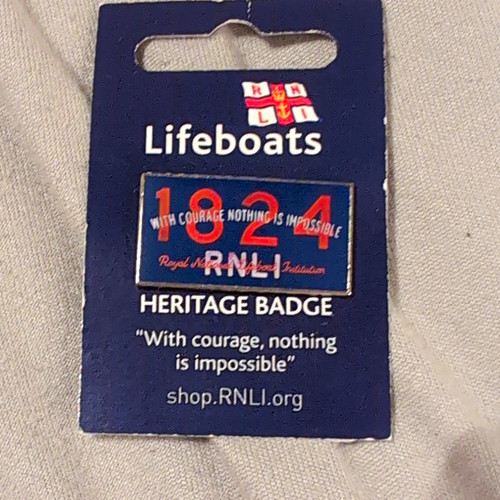 Rnli lifeboat badge heritage - lifeboat,