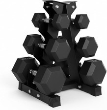 Hex Dumbbell 3 Tier Rack