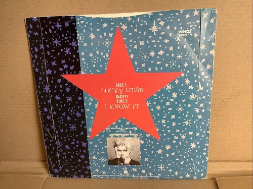 Madonna single lucky - 7”single,