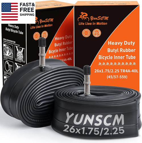 Heavy duty bike tubes - 26",