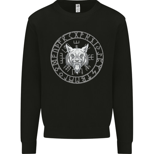Viking wolf with nordic - viking,