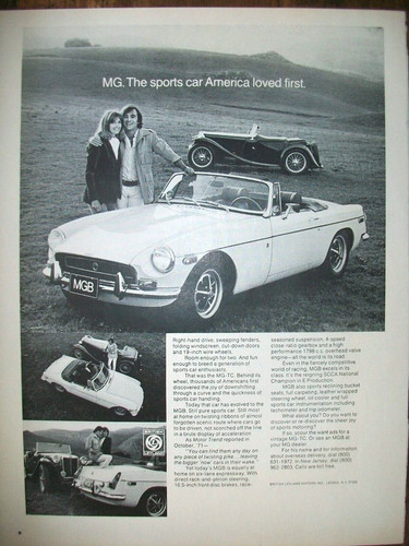 1972 mgb large mag - mgb, car