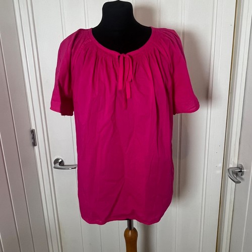 Cerise pink cotton short - cerise,