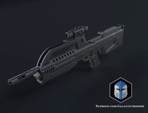 Halo infinite br75 cosplay - br75, 3d