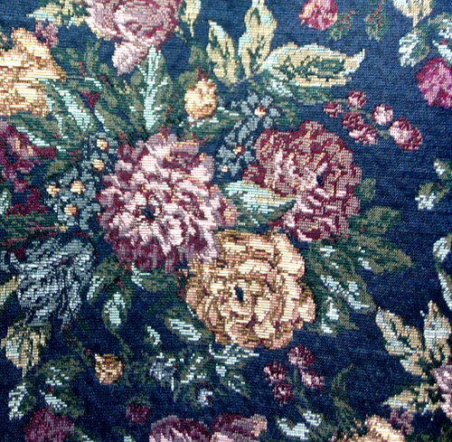 Vintage floral jacquard - vintage,
