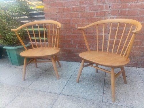 Ercol cowhorn low - low, solid