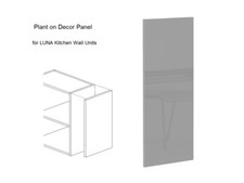 Kitchen End Panel Light Grey