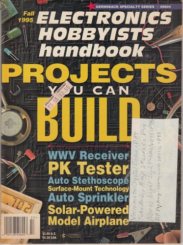 Electronic hobbyists magazine - hobbyists,