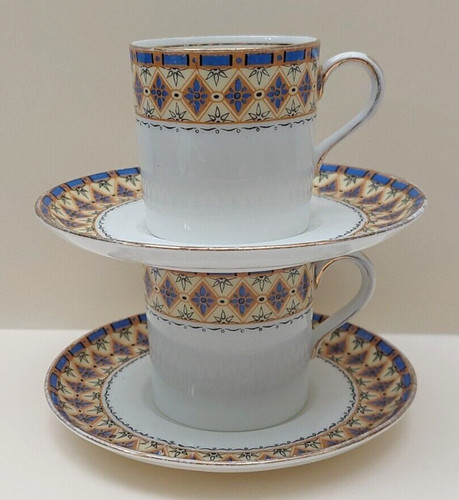 Antique aynsley coffee cans - aynsley, 2