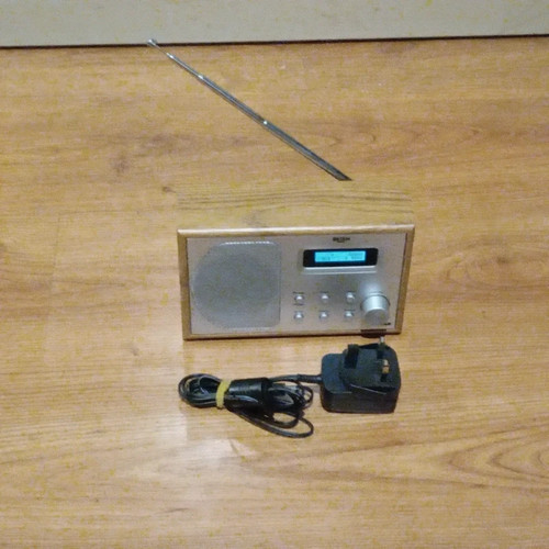 Bush wooden dab radio - wooden, portable