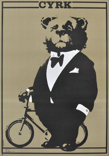 Vintage cyrk bear tuxedo - bear,