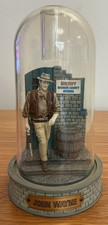 Limited Ed. - Franklin Mint - John Wayne RIO BRAVO Hand Painted Figurine in dome