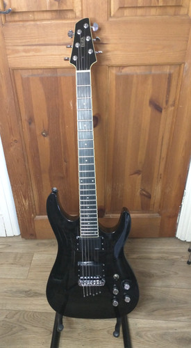 Adam black electric guitar - black,