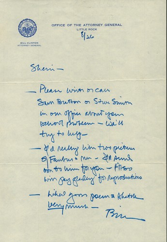 William bill clinton - "bill",