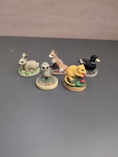 Job Lot Tetley Tea Wildlife Collection 6 Animal Figures 1997