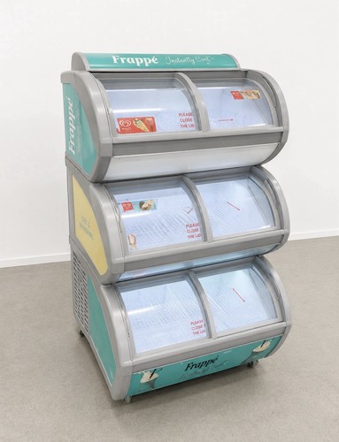 Triple deck ice cream - deck, display