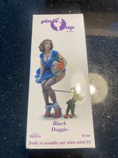 Andrea Miniatures Pin up series  BLACK DOGGIE 80 mm model