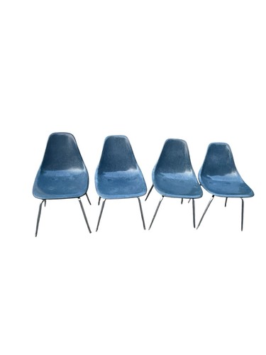 Vintage mcm blue fiberglass - mcm,