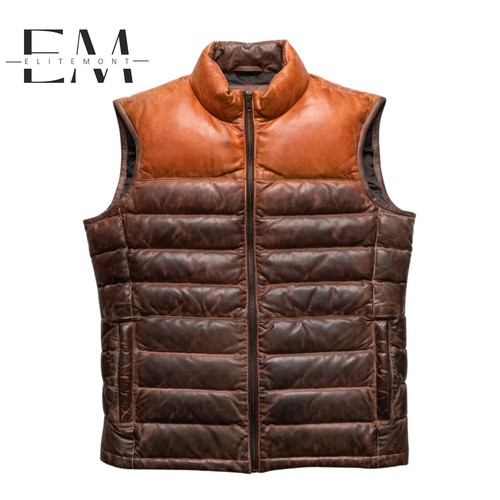 Mens distressed brown wax - mens, two