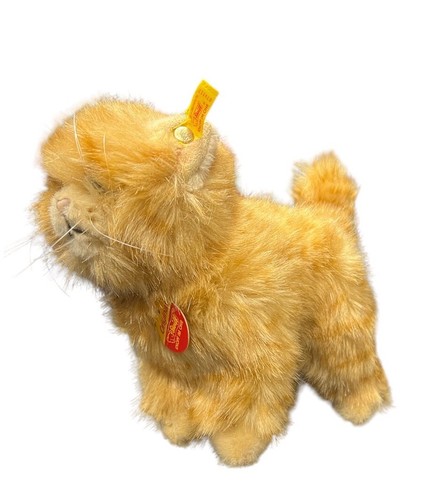 Steiff orange tabby cat kitten - steiff,