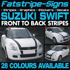 to fit SUZUKI SWIFT STRIPES GRAPHICS STICKERS DECALS SPORT SZ-R 1.3 1.4 1.5 1.6