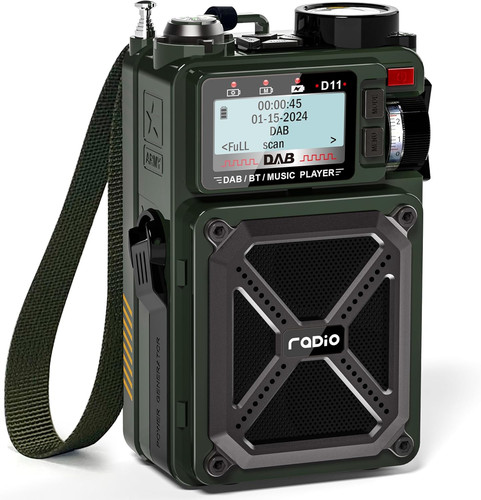 Greadio portable dab fm - portable, dab/dab+/fm