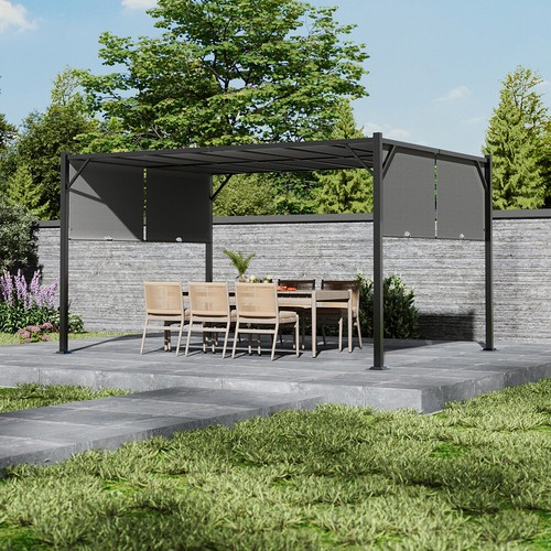 Barbecue shelter pergola - shelter,