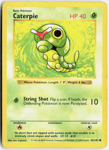 Caterpie base set - base,