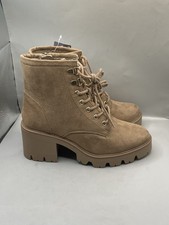 Primark  Women's High Heels Ankle Boots, Exeter wide fit Brown Tan Size 5