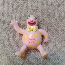 Vintage Mr Blobby Toy 2.5"