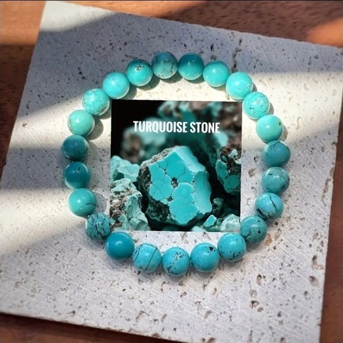 Turquoise gemstone beaded - turquoise,