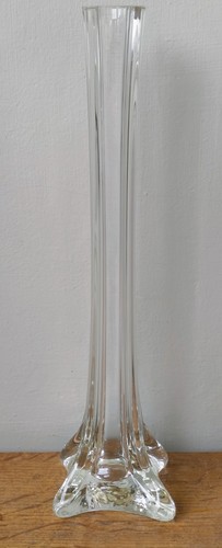 Vintage clear glass - clear, bud
