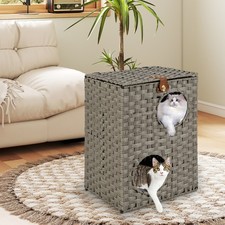 Cat House for Indoor 2 Tier