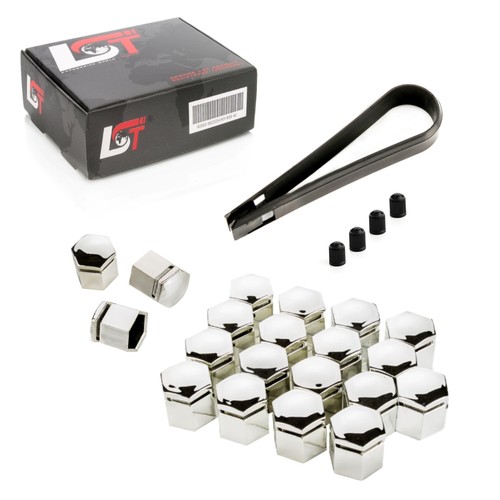 20x wheel nut - nut, chrome
