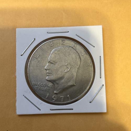 1971 eisenhower 1 coin - eisenhower,