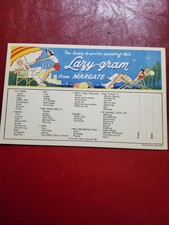 BUTLINS  CLIFTONVILLE MARGATE  LAZYGRAM  HOLIDAY HOTEL POSTCARD