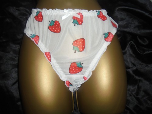 Womens frilly semi - , sheer