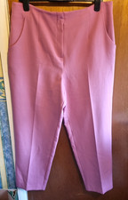 Women's Ladies Size 14 Smart/ Casual Pink Trousers TU