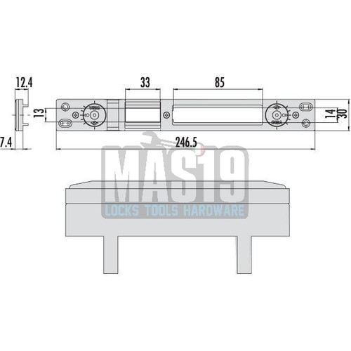 Cisa 06463 adjustable - cisa,
