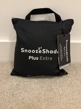 Snooze Shade Plus Extra Black Pram Sun Shade for Stroller - NEW