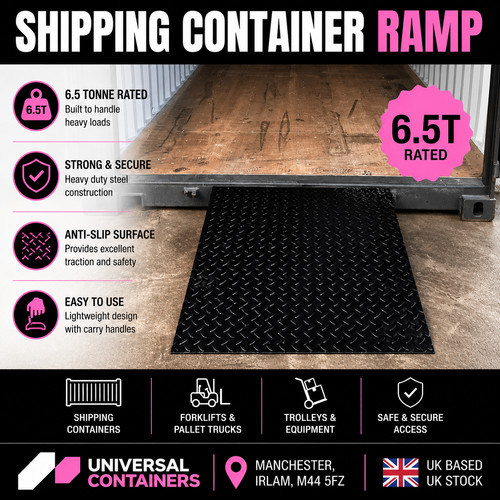Shipping container ramp - container, 6.5