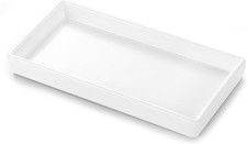 Bathroom Vanity Tray, Mini Soap Dispenser Tray Small Ceramic Perfume Tray Jewelr