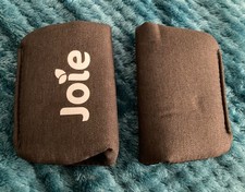 Joie i-Snug 2 & Snug car seat harness pads x 2 Dark Grey 
