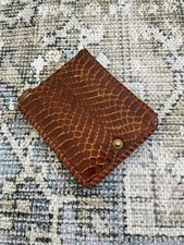 Vintage leather wallet with