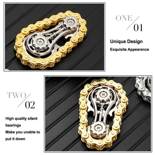 Metal sprocket flywheel fidget - sprocket,