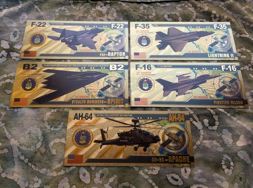 5pc usa military - usa, jets