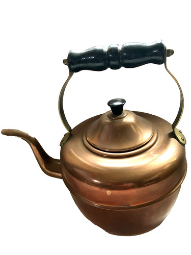 Vintage solid copper tea - solid,