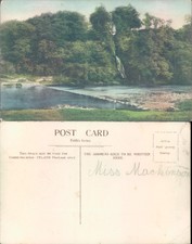 River Waterfall and Stepping Stones unidentified location Frith's Series