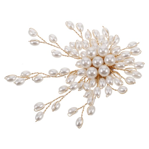 Reusable pearl brooch - brooch, for